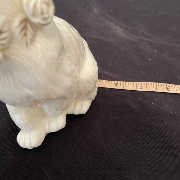 Cat Figurine Formalities Baum Bros White Gold Kitty Kitten Figure 24kt Ceramic - Picture 8 of 10